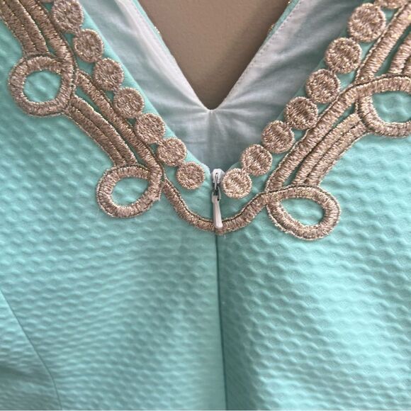 Lily Pulitzer Mint Green Sleeveless Dress Sz 4 - Picture 5 of 5